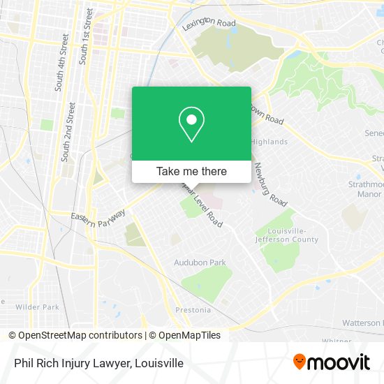 Phil Rich Injury Lawyer map