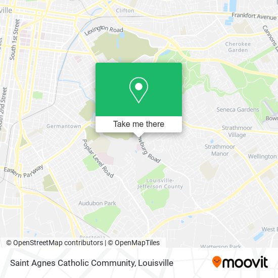 Saint Agnes Catholic Community map