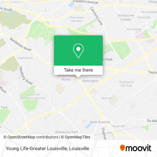 Mapa de Young Life-Greater Louisville