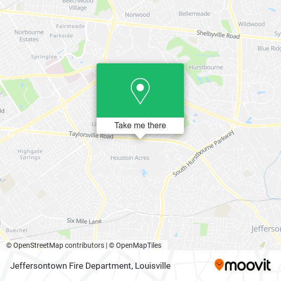 Mapa de Jeffersontown Fire Department