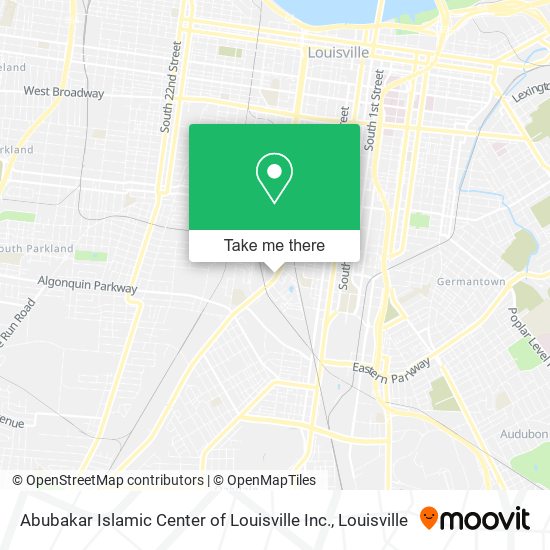 Abubakar Islamic Center of Louisville Inc. map