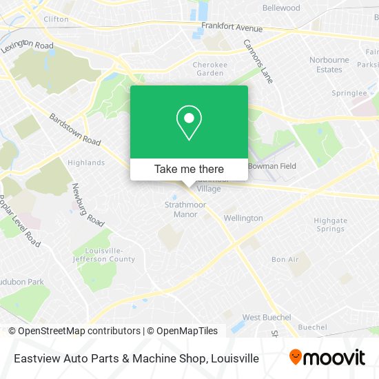 Eastview Auto Parts & Machine Shop map