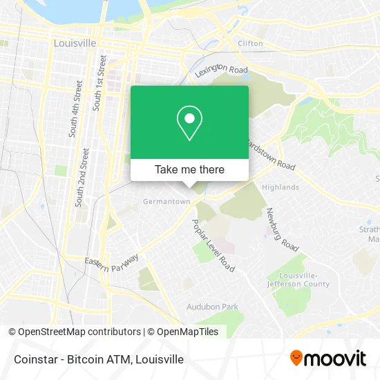 Mapa de Coinstar - Bitcoin ATM