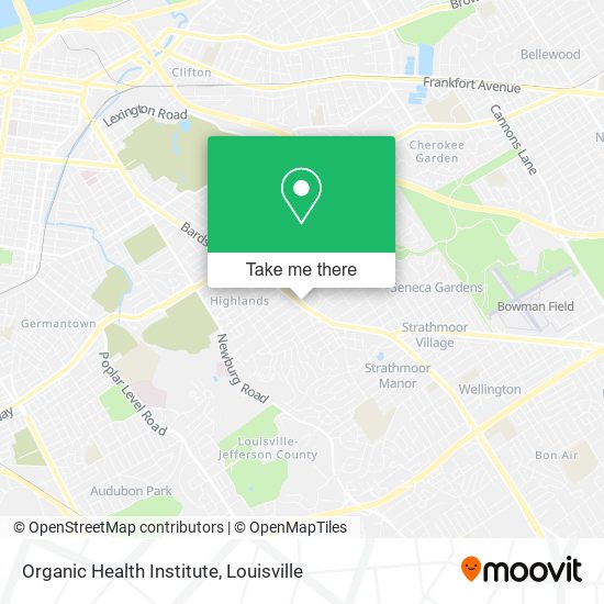 Organic Health Institute map