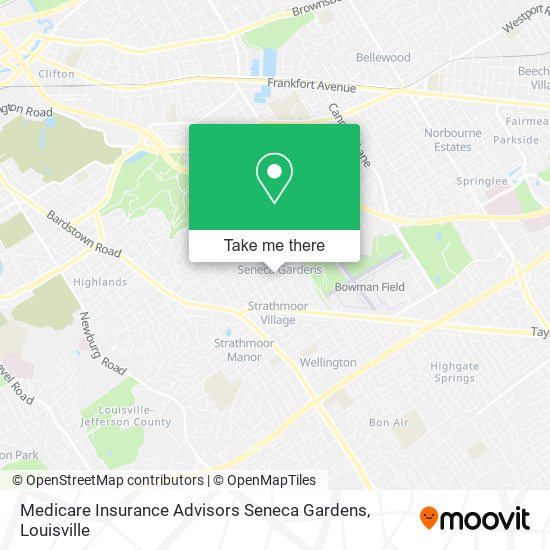 Medicare Insurance Advisors Seneca Gardens map