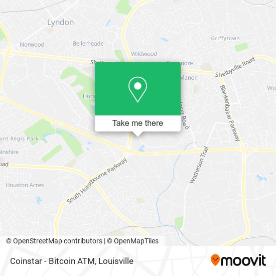 Mapa de Coinstar - Bitcoin ATM