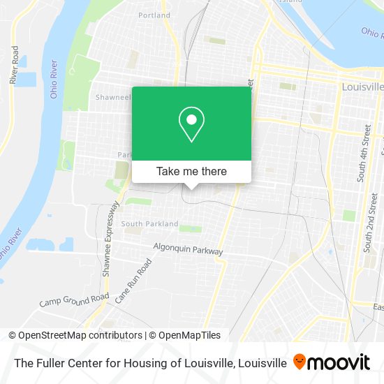 The Fuller Center for Housing of Louisville map