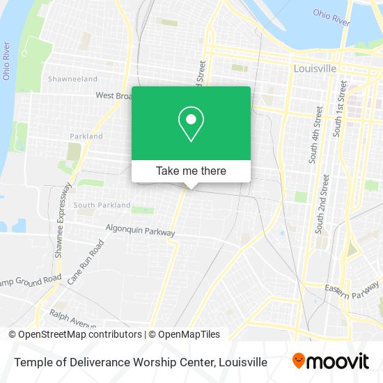 Mapa de Temple of Deliverance Worship Center