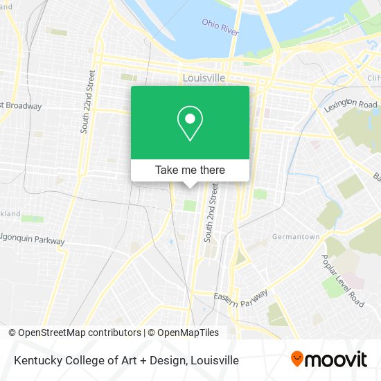 Kentucky College of Art + Design map