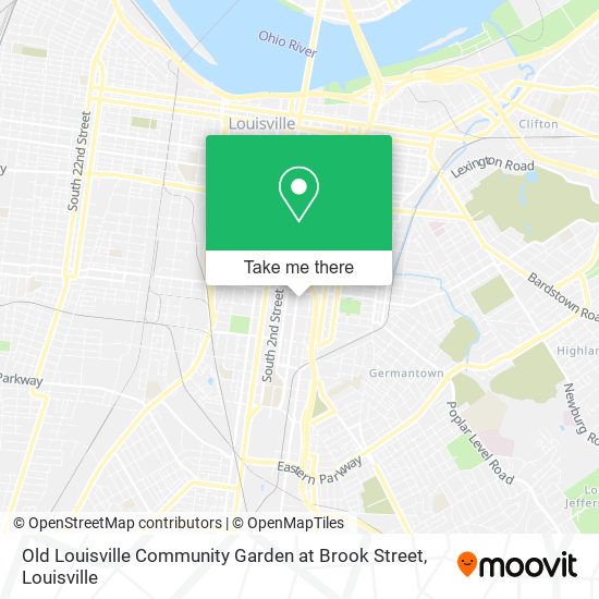 Old Louisville Community Garden at Brook Street map