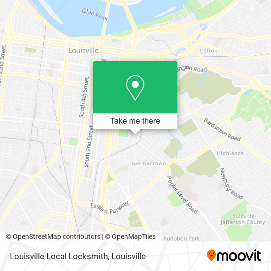 Mapa de Louisville Local Locksmith