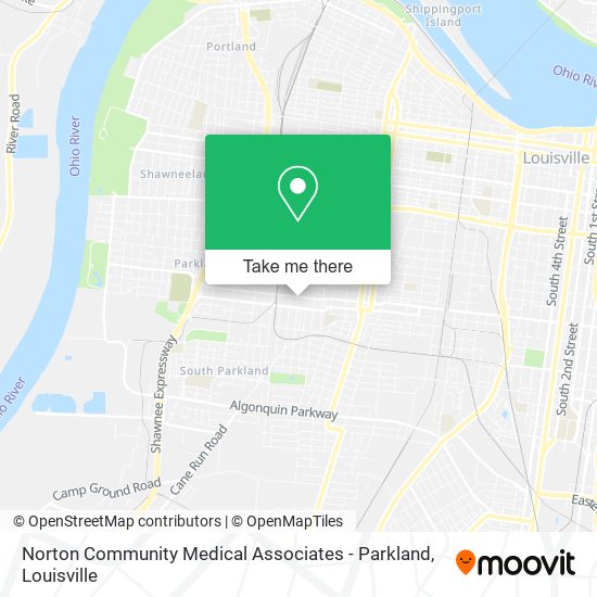 Norton Community Medical Associates - Parkland map