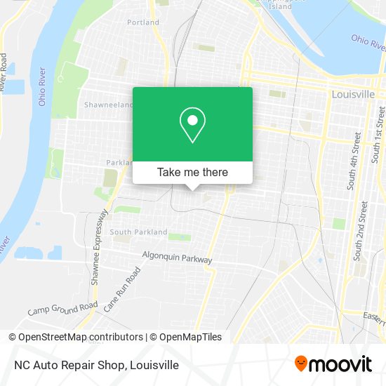 NC Auto Repair Shop map