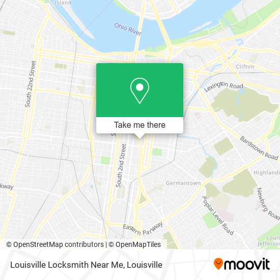 Louisville Locksmith Near Me map