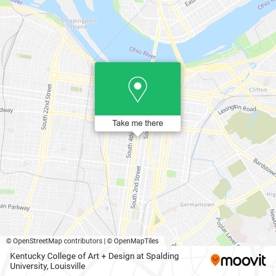 Kentucky College of Art + Design at Spalding University map