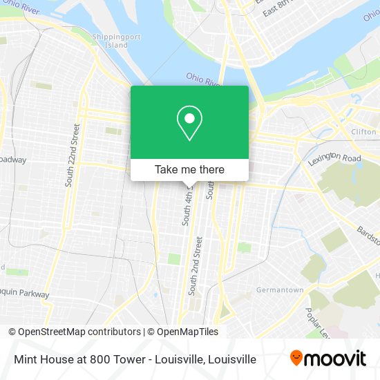 Mint House at 800 Tower - Louisville map