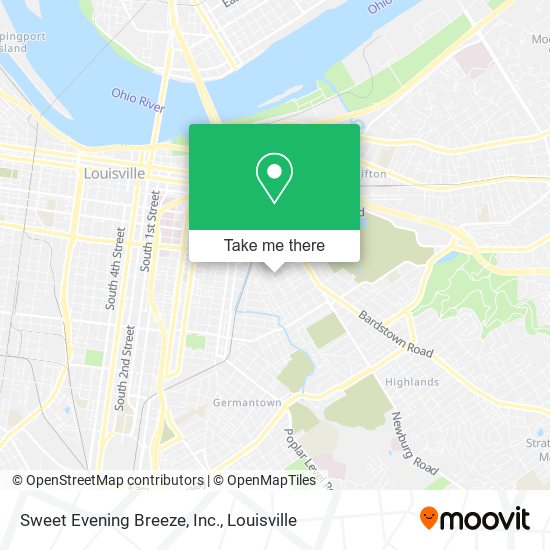 Mapa de Sweet Evening Breeze, Inc.