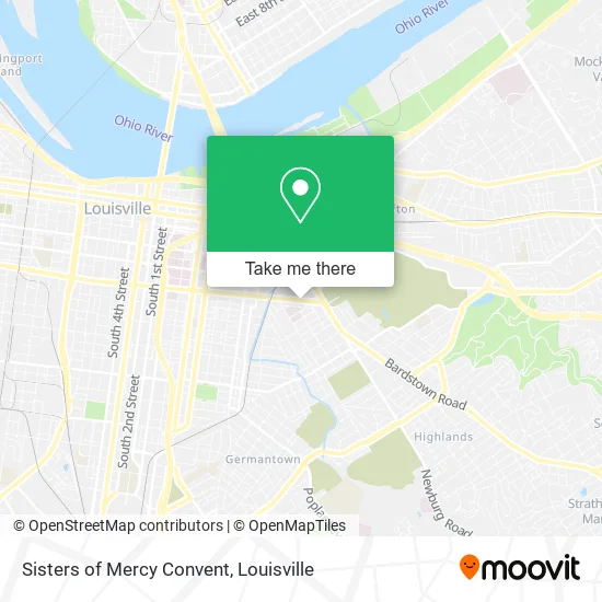 Sisters of Mercy Convent map