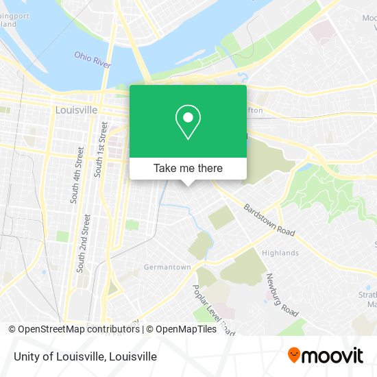 Unity of Louisville map