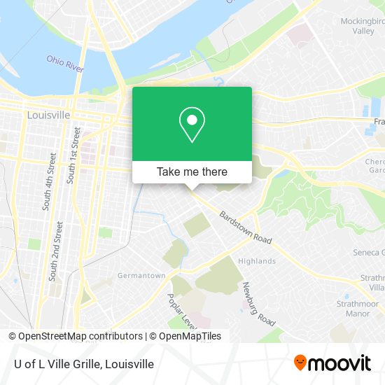 U of L Ville Grille map