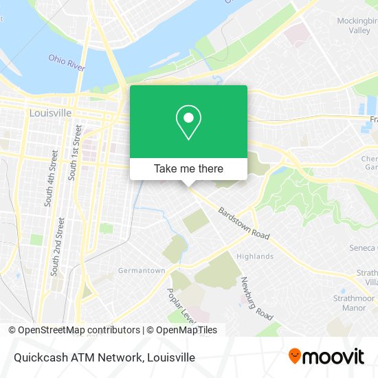 Quickcash ATM Network map