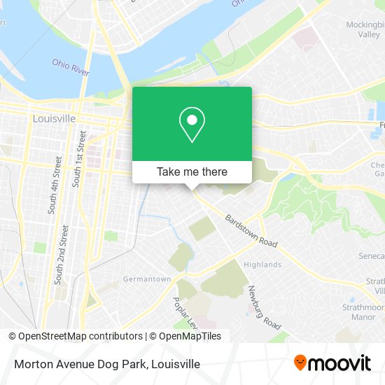 Morton Avenue Dog Park map