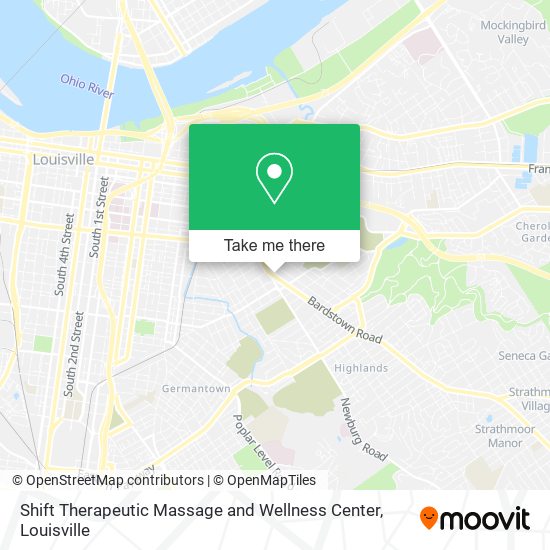Shift Therapeutic Massage and Wellness Center map