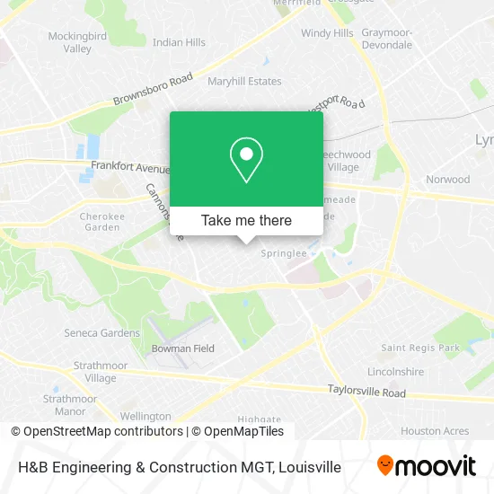 H&B Engineering & Construction MGT map