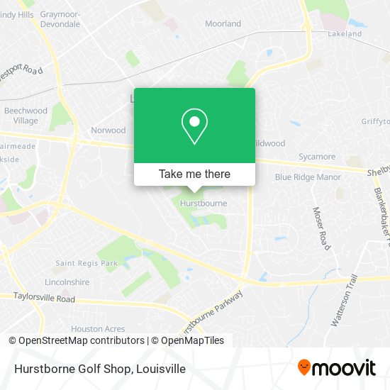 Mapa de Hurstborne Golf Shop