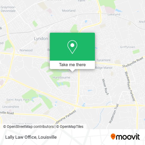 Lally Law Office map