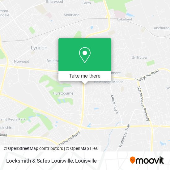 Mapa de Locksmith & Safes Louisville