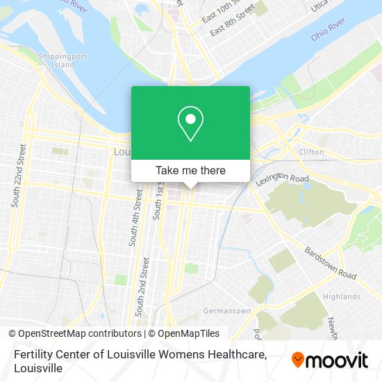 Fertility Center of Louisville Womens Healthcare map