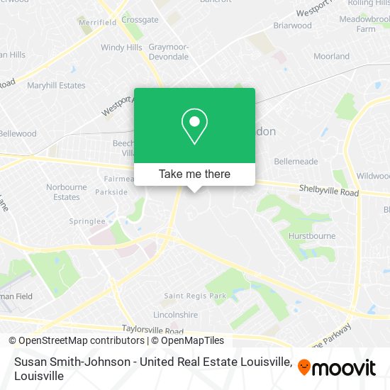 Susan Smith-Johnson - United Real Estate Louisville map