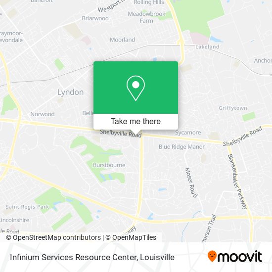 Mapa de Infinium Services Resource Center