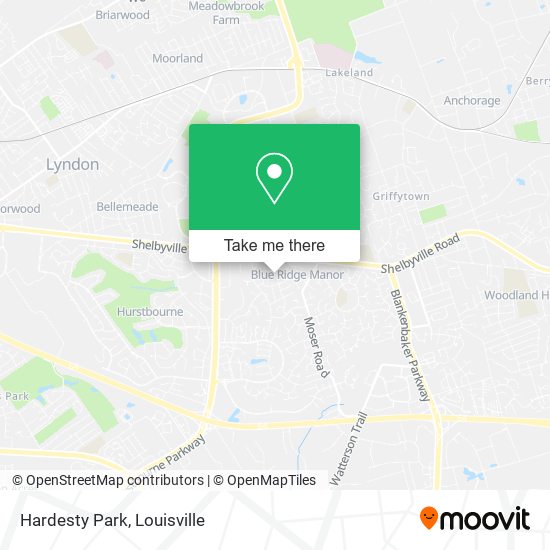 Mapa de Hardesty Park