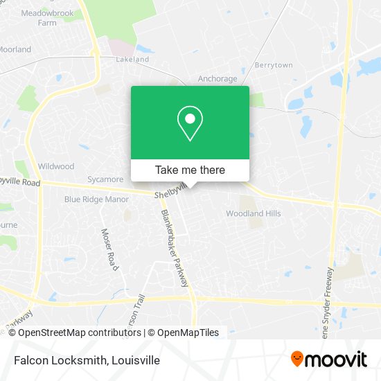 Falcon Locksmith map