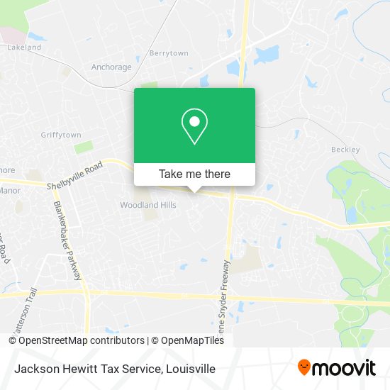 Mapa de Jackson Hewitt Tax Service