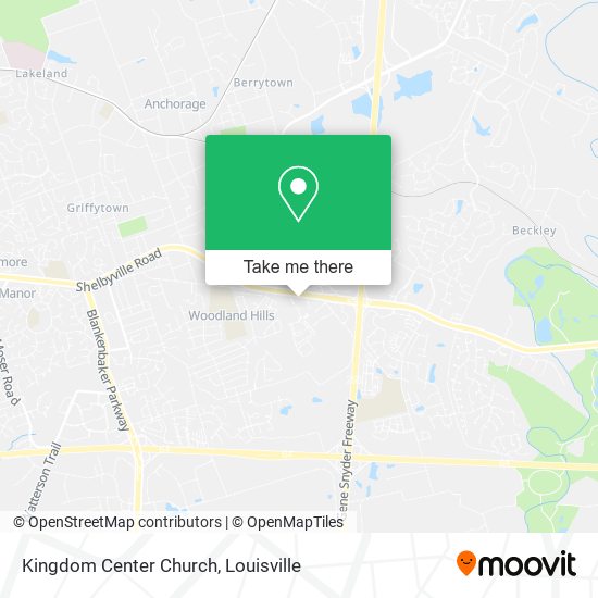 Kingdom Center Church map