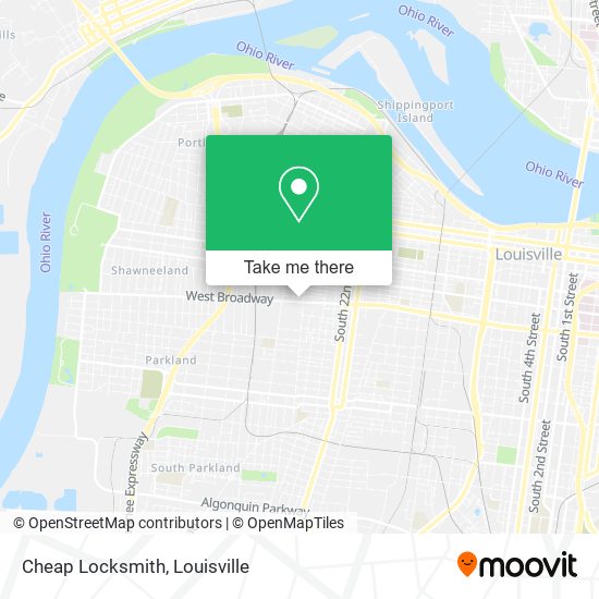 Mapa de Cheap Locksmith