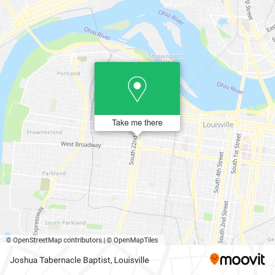 Joshua Tabernacle Baptist map