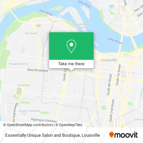 Essentially Unique Salon and Boutique map
