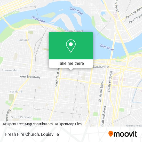 Fresh Fire Church map