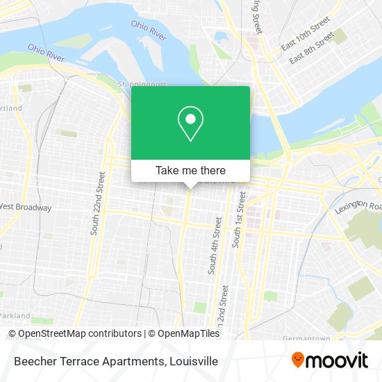 Mapa de Beecher Terrace Apartments