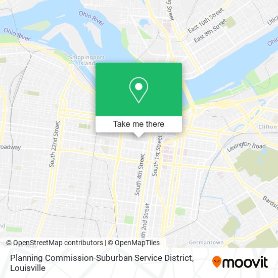 Planning Commission-Suburban Service District map