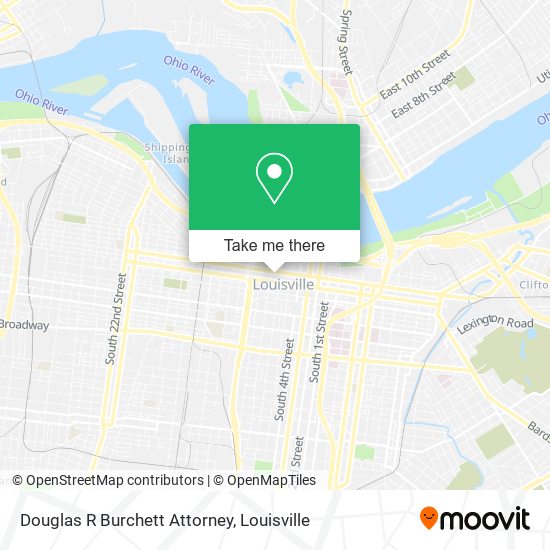Douglas R Burchett Attorney map