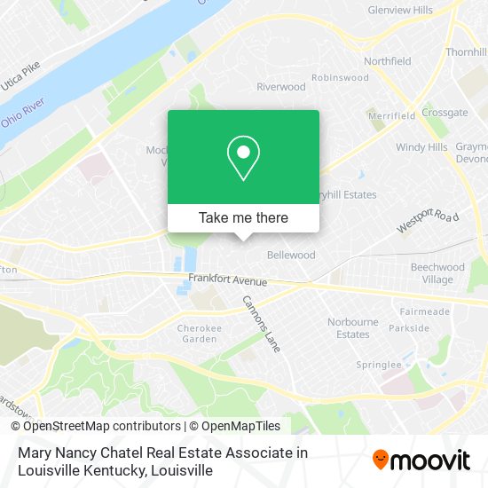 Mapa de Mary Nancy Chatel Real Estate Associate in Louisville Kentucky