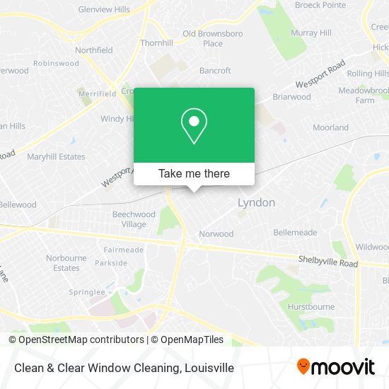 Mapa de Clean & Clear Window Cleaning