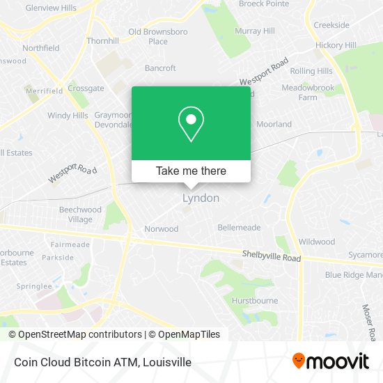 Coin Cloud Bitcoin ATM map