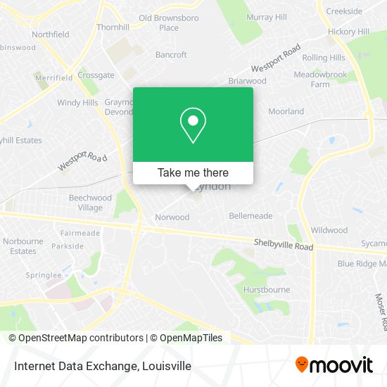 Internet Data Exchange map