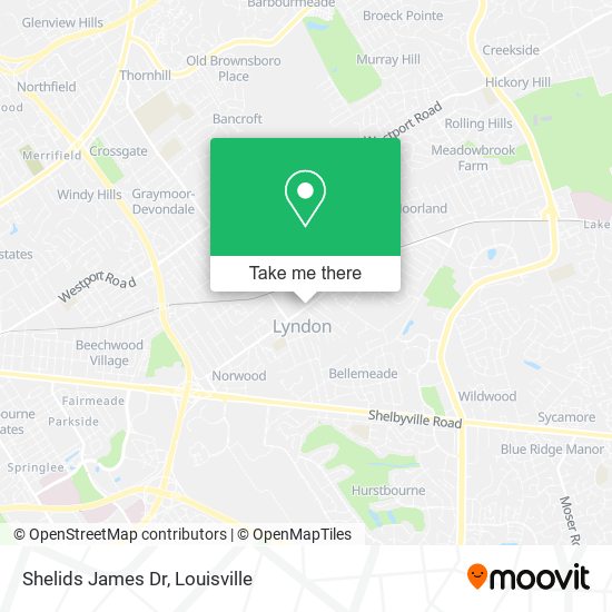 Mapa de Shelids James Dr